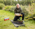Proud fisherman